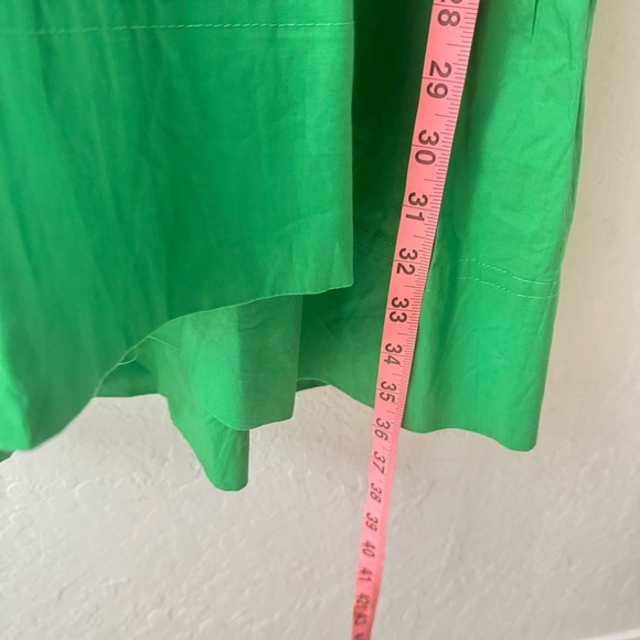 Jason Wu Green Cutout Waist Twist Long Sleeve Mini Tiered Dress XS - Picture 4 of 11